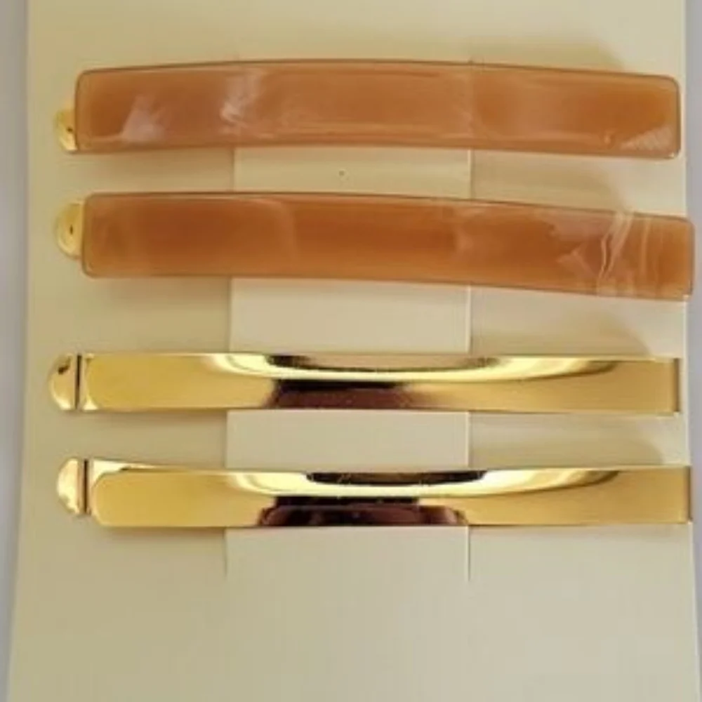 🟢Free With Purchase a new day Women's Gold Tone Hair Clip Set🟢